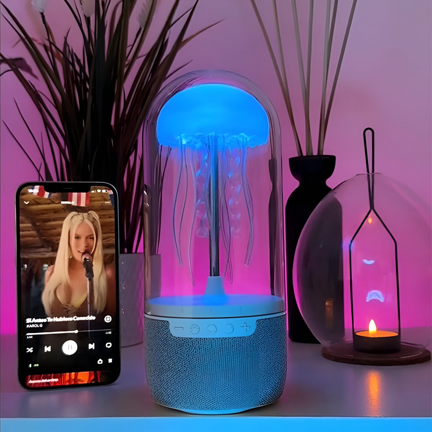 LED Jellyfish Bluetooth Speaker