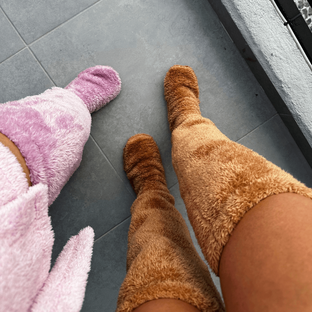 Fluffy Thigh Slippers